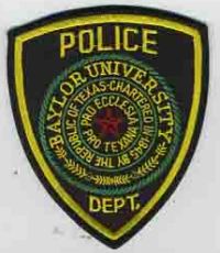 TEXAS,BAYLOR UNIVERSITY POLICE 1